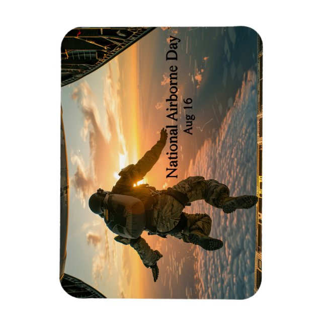 National Airborne Day Magnet (Vertical)