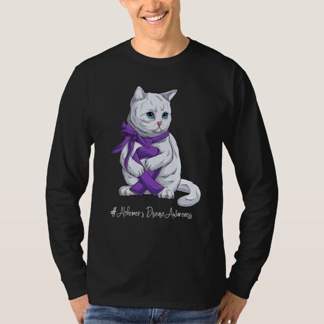 National Alzheimer's Disease Awareness Month Purpl T-Shirt (Front)