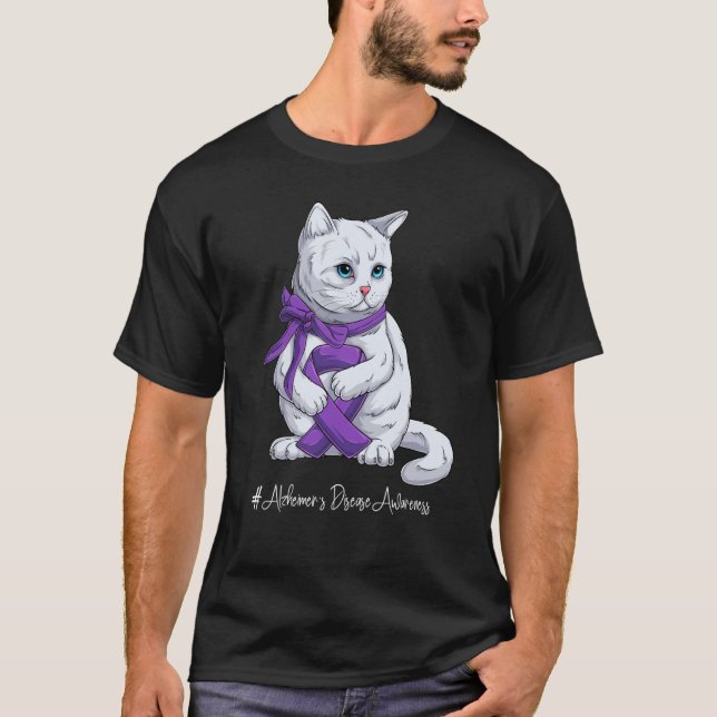 National Alzheimer's Disease Awareness Month Purpl T-Shirt (Front)