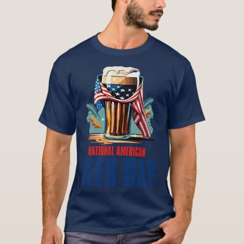 National American Beer Day T_Shirt