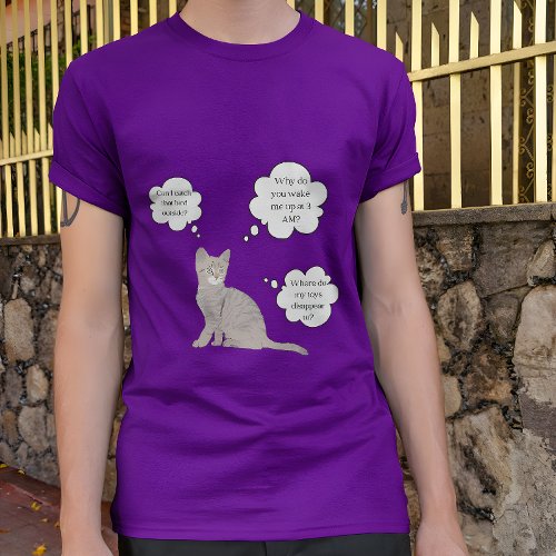 National Answer Your Cats Questions Day Funny T_Shirt