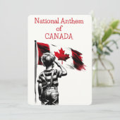 national anthem of CANADA LYRICS (Standing Front)
