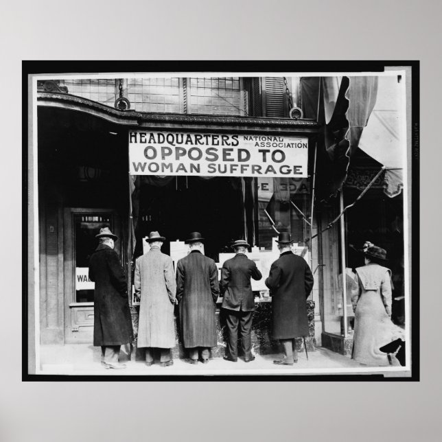 National Anti-Suffrage Association Poster (Front)