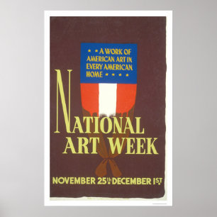 National Art Week 1941 WPA Poster