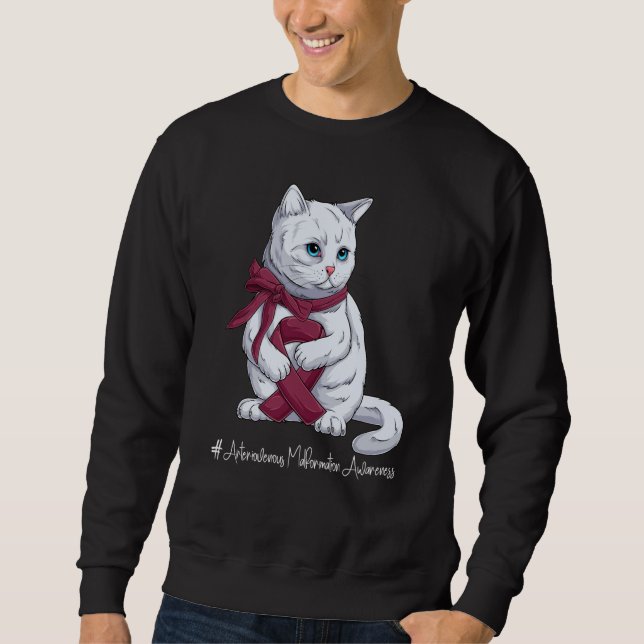 National Arteriovenous Malformation Awareness Mont Sweatshirt (Front)