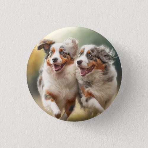 National Australian Shepherd Day Aussie Dog Button