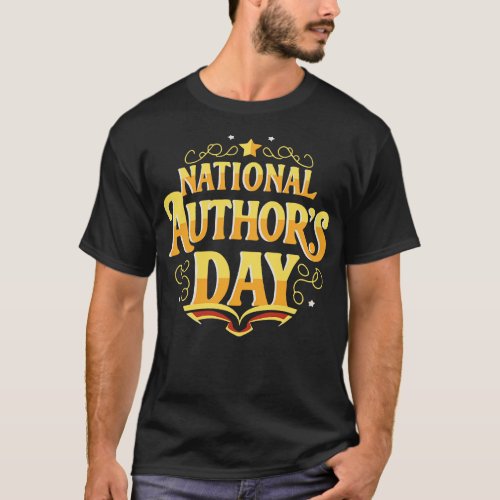 National Authors Day November T_Shirt