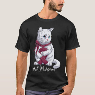 National AVM Awareness Month Burgundy Ribbon Cute  T-Shirt