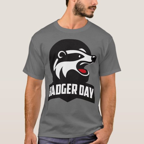 National Badger Day October T_Shirt