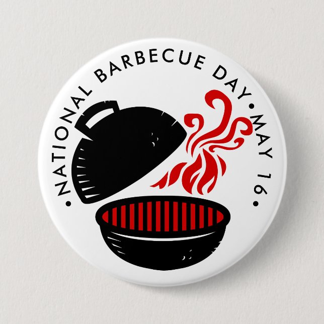 National Barbecue Day, GRILL Button (Front)