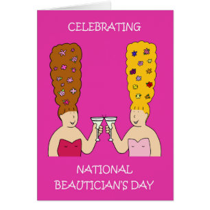 National Beautician's Day June 26th Cards