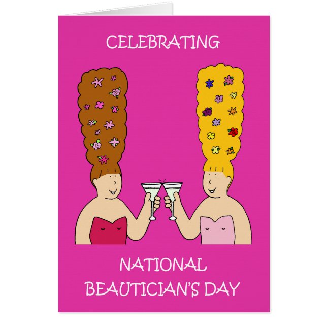 National Beautician's Day June 26th Cards (Front)