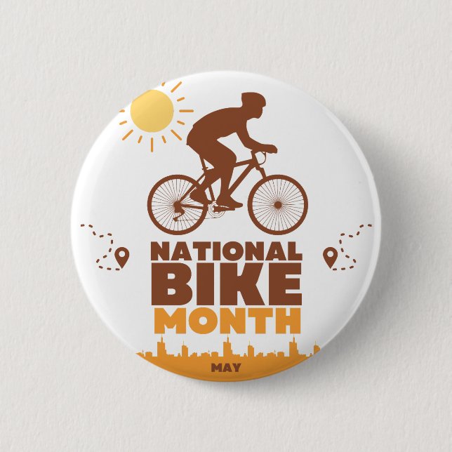 National Bike Month Button (Front)
