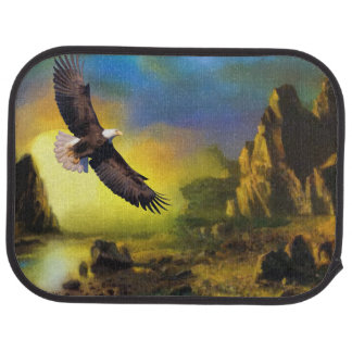 National Bird of America Bald Eagle Soaring Car Mat