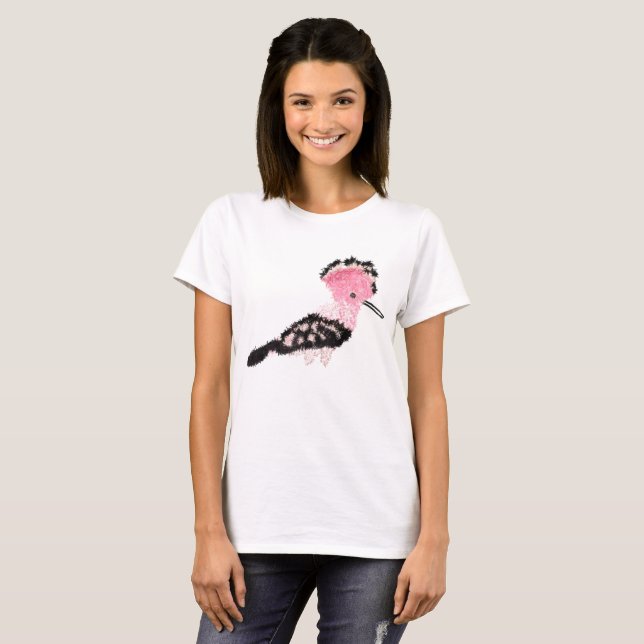 National bird of Israel ישראל cute hoopoe T-Shirt (Front Full)