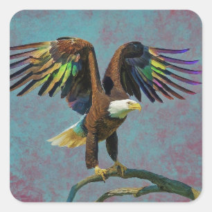 National Bird Square Sticker