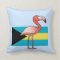 National Birdorable of the Bahamas Throw Pillow