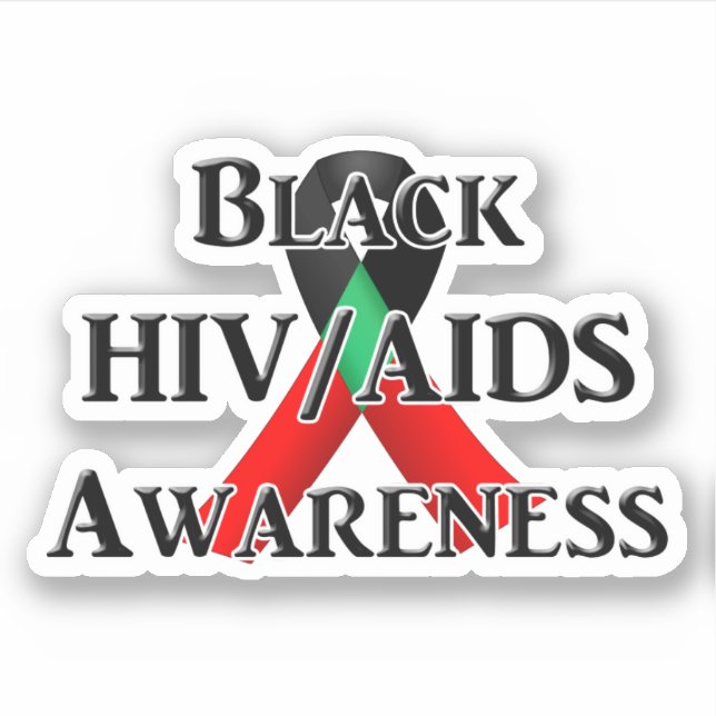 National Black HIV/AIDS Awareness Day Sticker (Front)