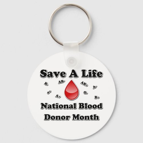 National Blood Donor Month _ Save A Life Keychain
