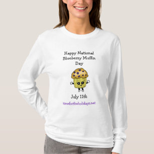 National Blueberry Muffin Day July 11th T-Shirt