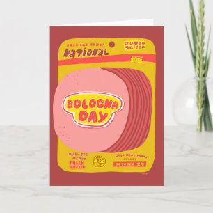 National Bologna Day October 23 Card