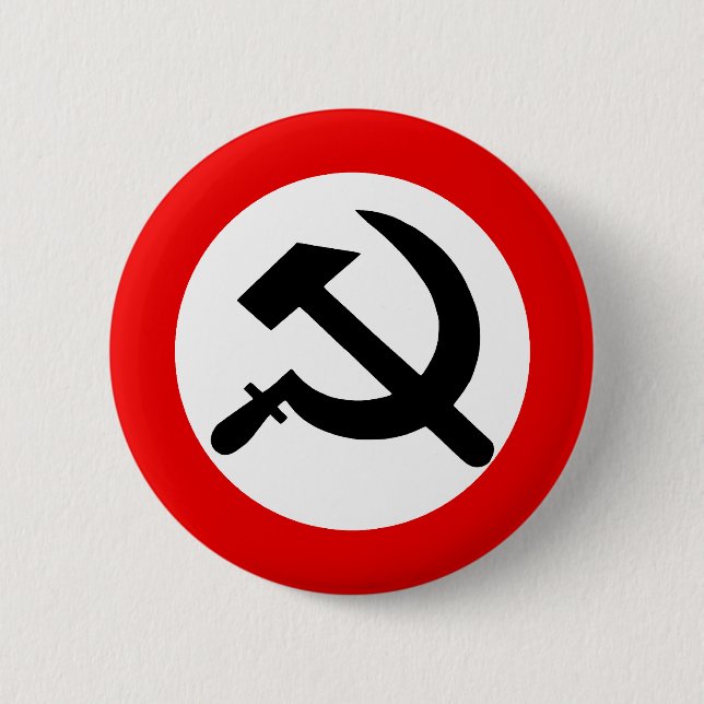 National Bolshevik Party, Colombia Political Pinback Button (Front)
