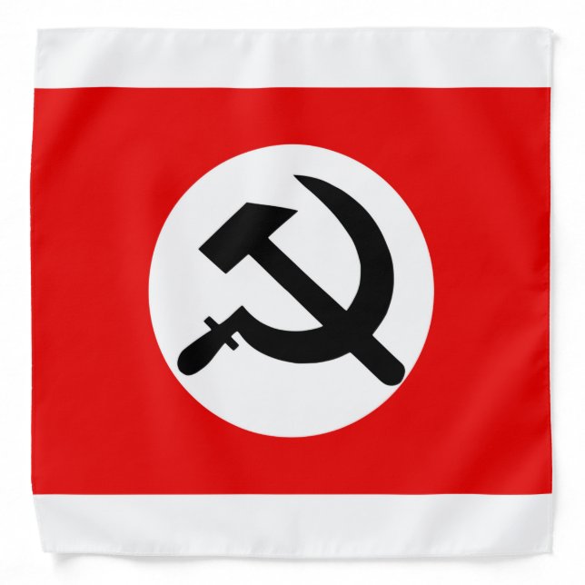 National Bolshevik Party Flag Bandana (Front)