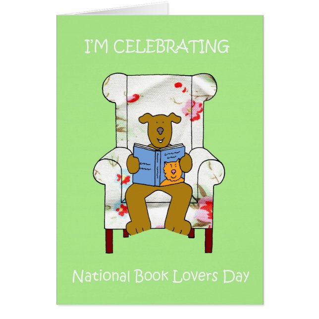 National  Book Lovers Day - August 9th Cards (Front)