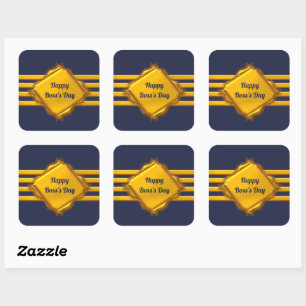 National Boss Day Square Sticker