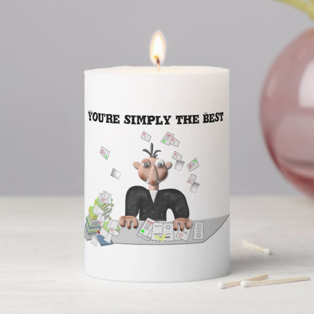 National Boss Day Votive Candle (In Situ)