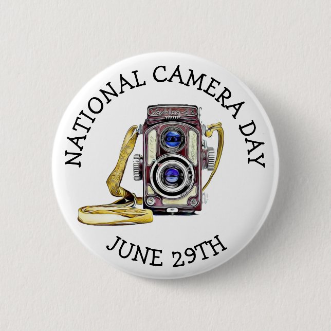 National Camera Day | June 29th Button (Front)