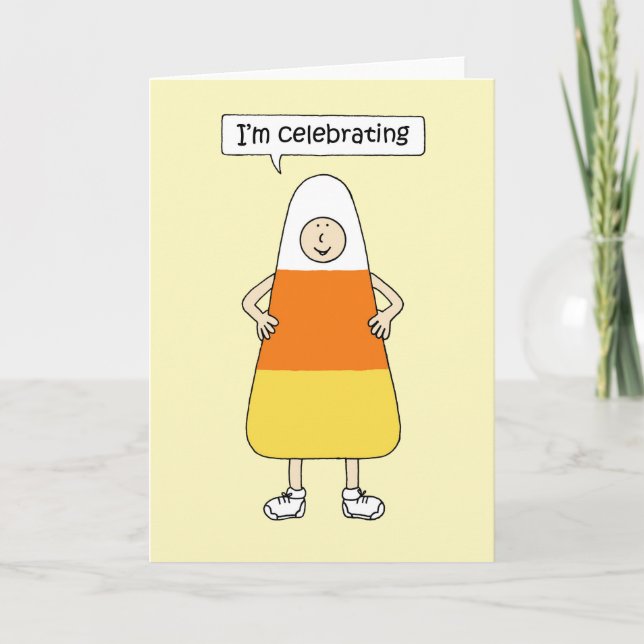 National Candy Corn Day - October. Card (Front)