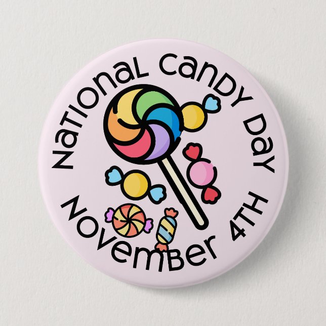 National Candy Day Button (Front)