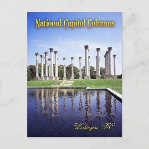 National Capitol Columns Washington DC Postcard