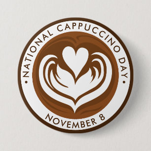 National Cappuccino Day Button