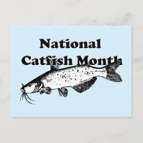 National Catfish Month Postcard