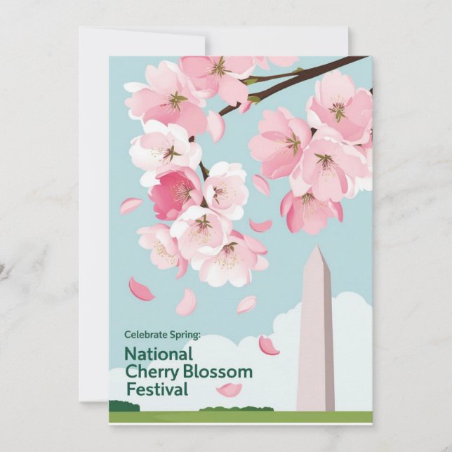 National Cherry Blossom Festival card (Front)