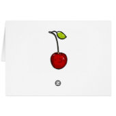 National Cherry Dessert Day MAy 26th Card (Back Horizontal)