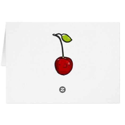 National Cherry Dessert Day MAy 26th Card (Back Horizontal)