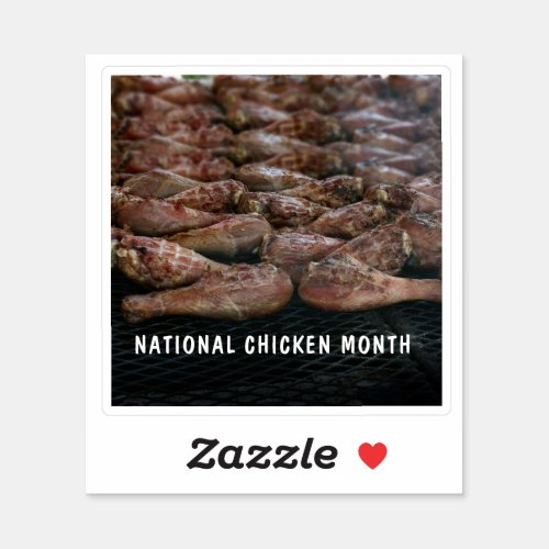 National Chicken Month Sticker