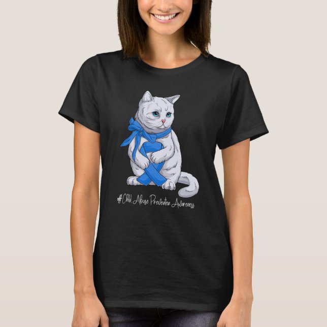 National Child Abuse Prevention Awareness Month Bl T-Shirt (Front)