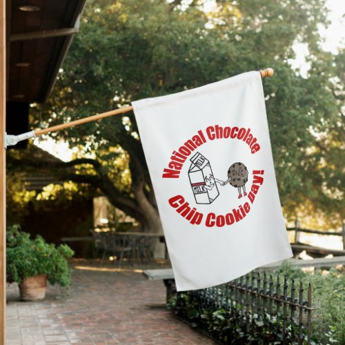 National Chocolate Chip Cookie Day House Flag