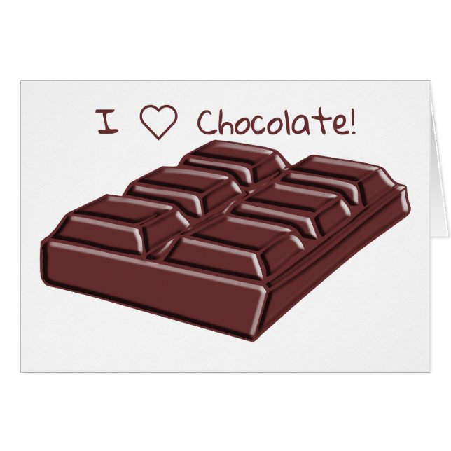 National Chocolate Day Greeting Cards (Front Horizontal)