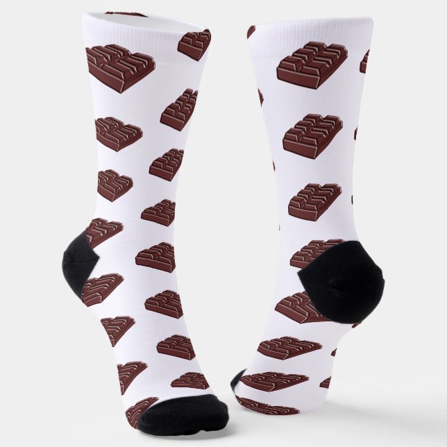 National Chocolate Day Socks (Angled)