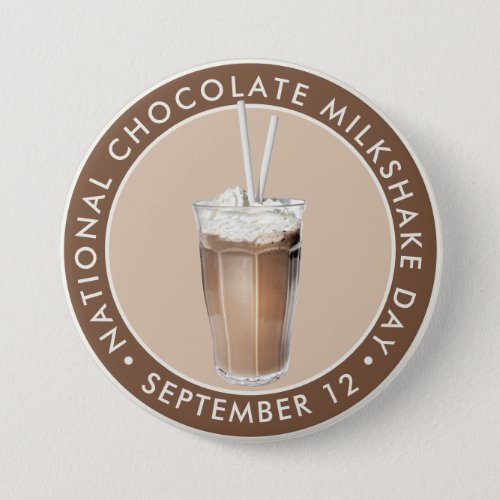 National Chocolate Milkshake Day Button