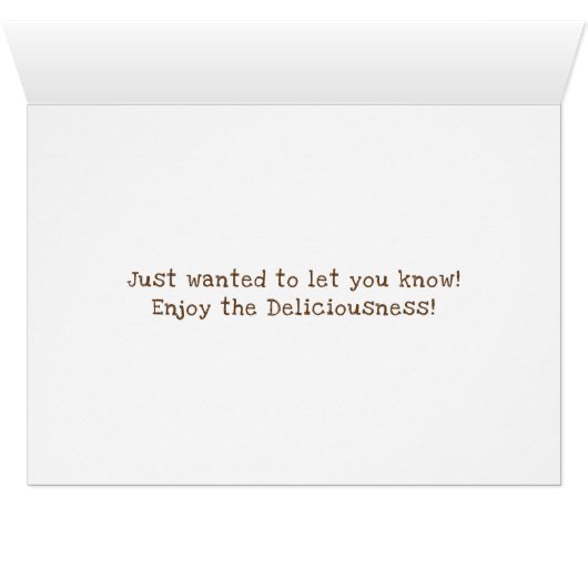 National Chocolate Mousse Day April 3rd Card (Inside Horizontal (Bottom))