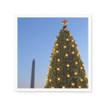 National Christmas Tree and Washington Monument Paper Napkins