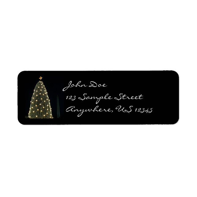 National Christmas Tree Label (Front)