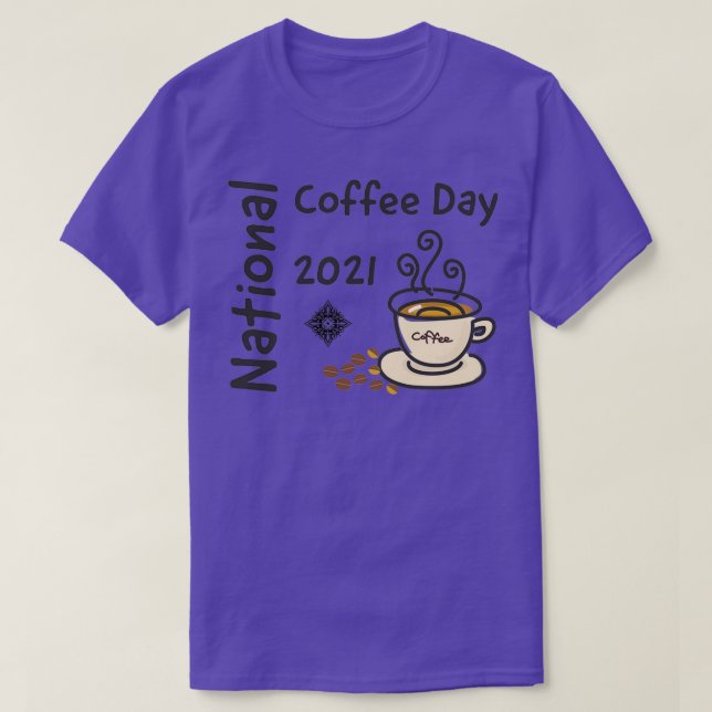 National coffee day 2021 T-Shirt (Design Front)