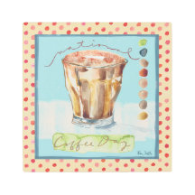 National Coffee Day Metal Wall Art